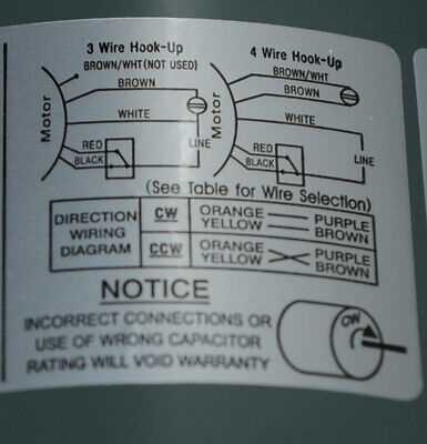 condensing fan motor wiring diagram