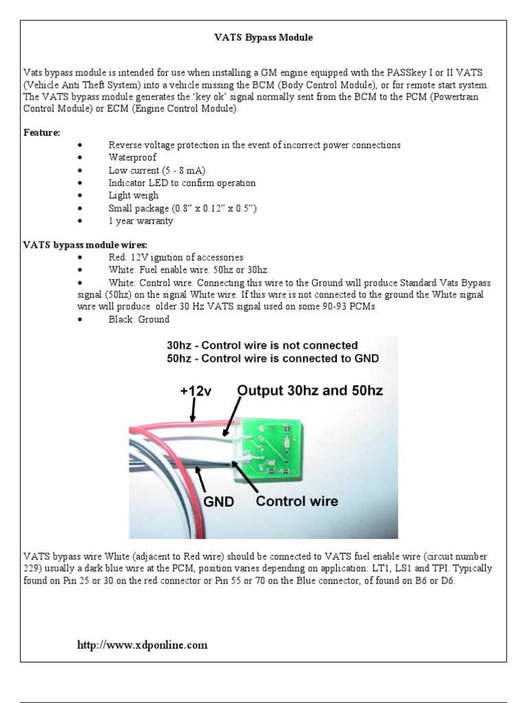 bypass ford pats wiring diagram