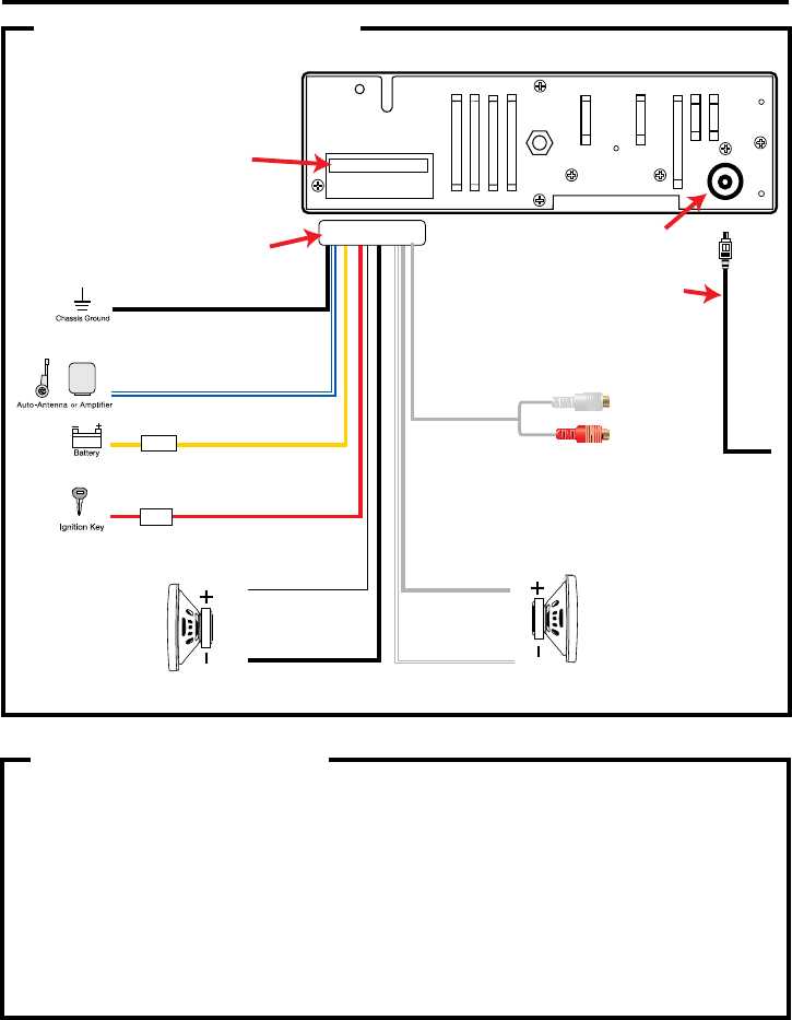 car stereo system wiring diagram