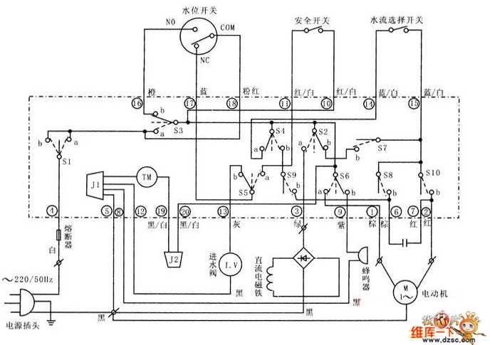 whirlpool washing machine wiring diagram