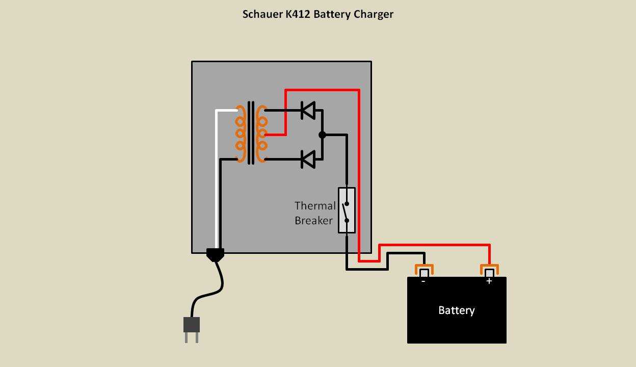 schauer battery charger wiring diagram