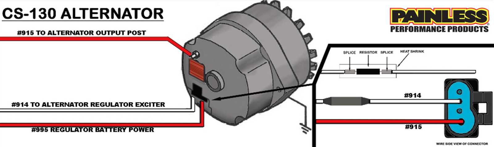 alternator exciter wiring diagram