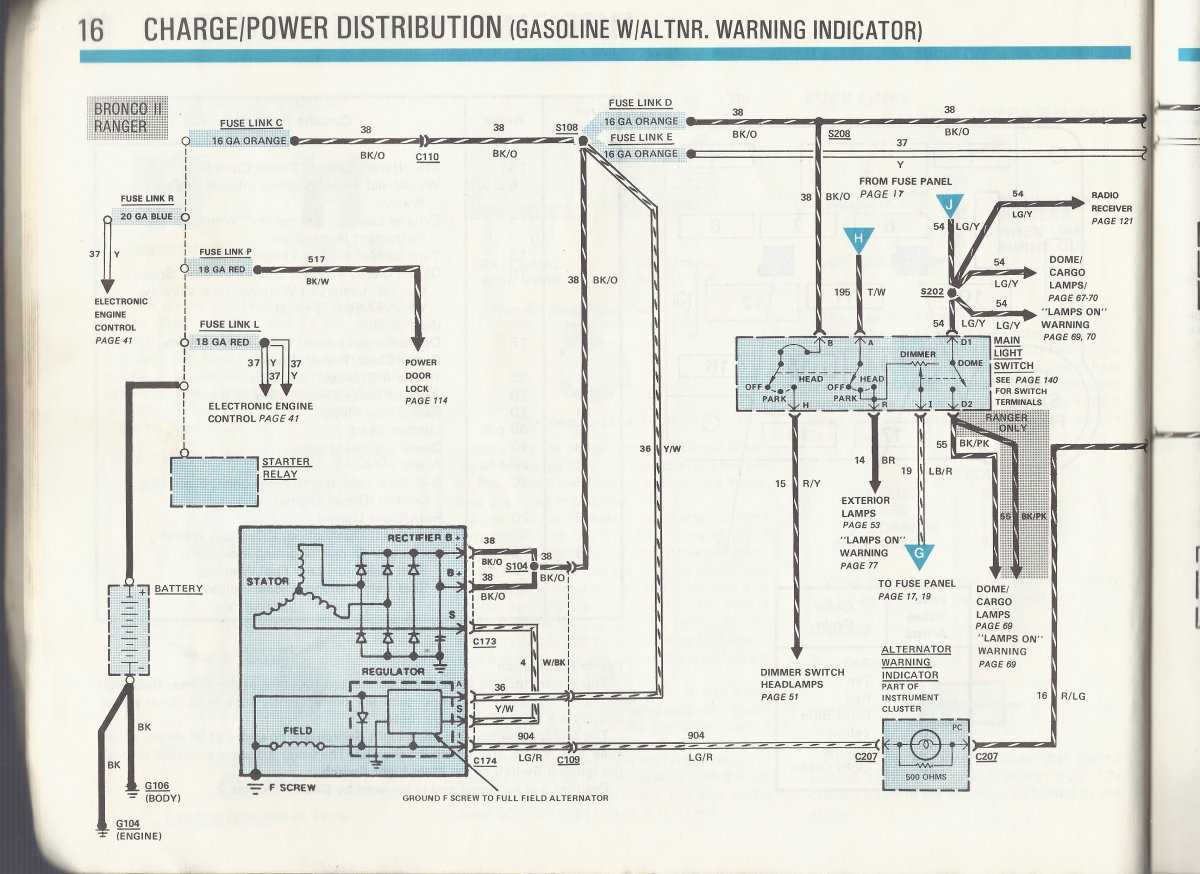 ford ranger radio wiring diagram