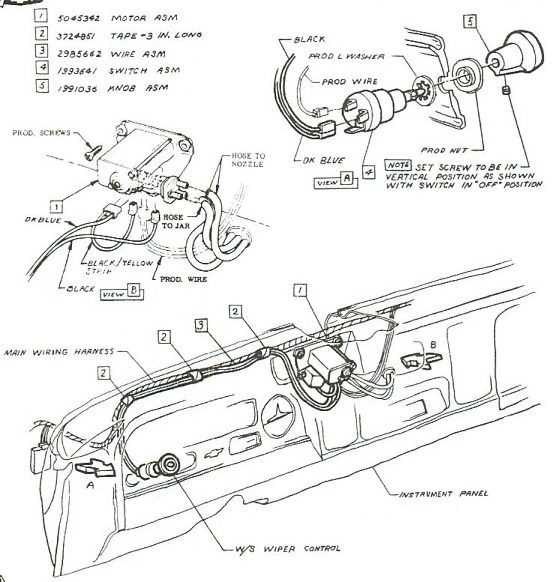 gm 2 speed wiper motor wiring diagram