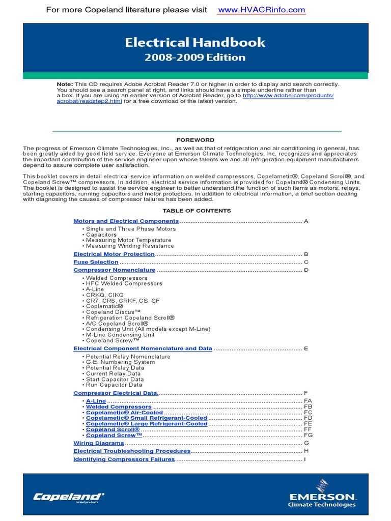 copeland compressor wiring diagram