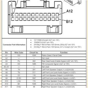 2008 chevy impala radio wiring diagram