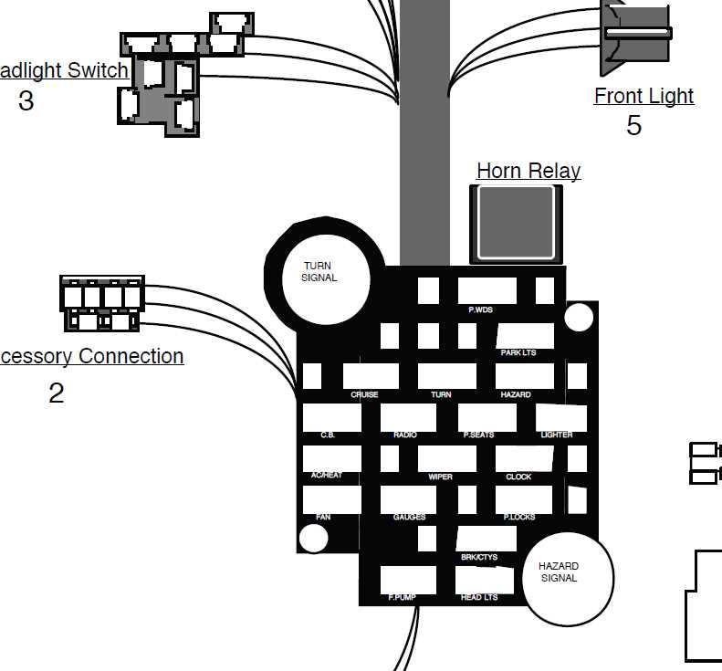 wiring diagram for horn relay