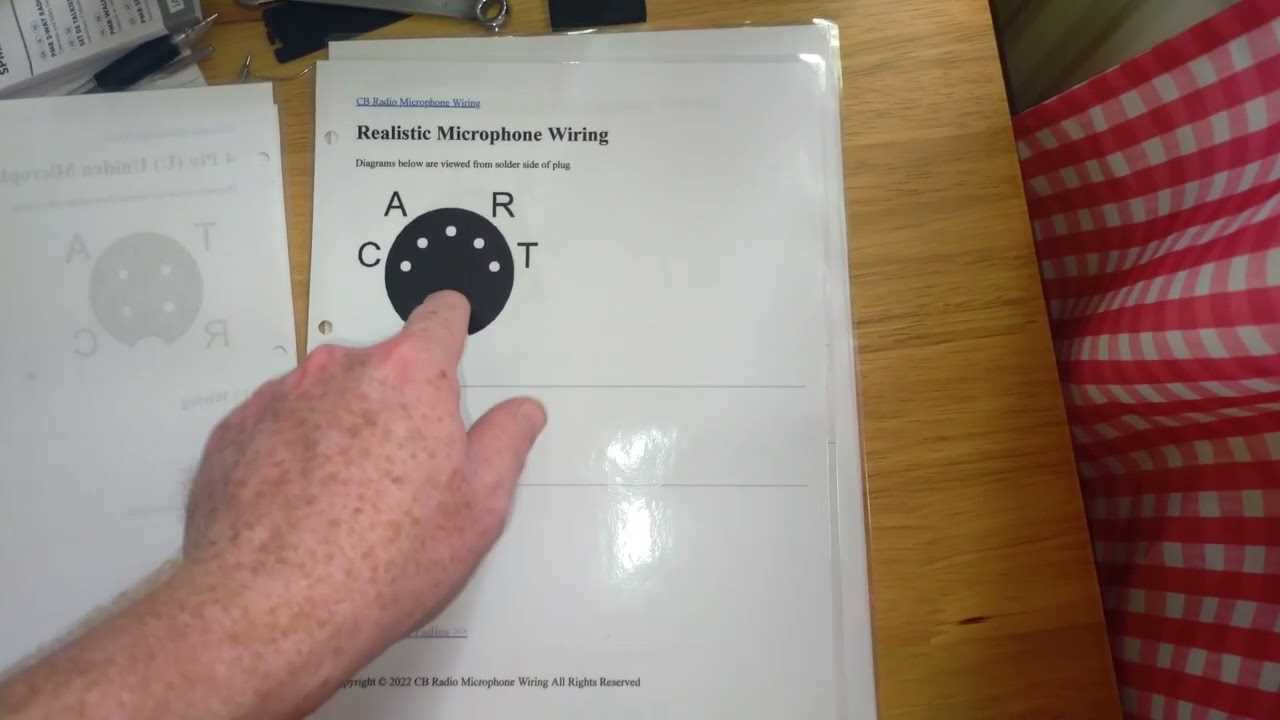 wiring diagram for astatic microphone