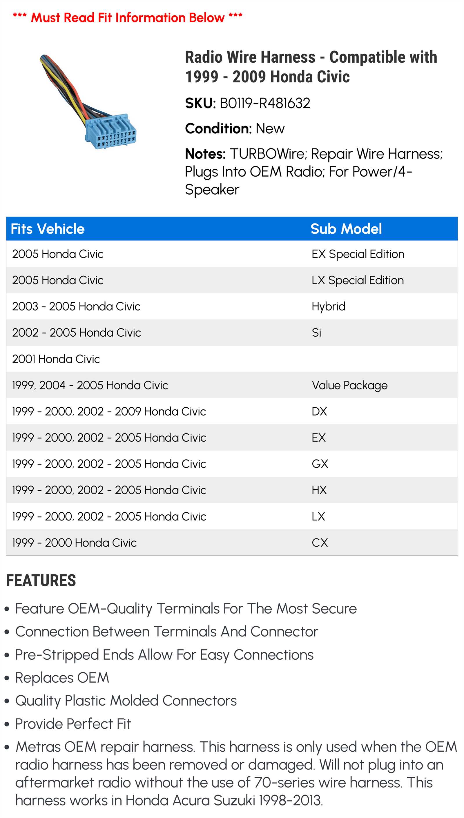 honda civic 2000 stereo wiring diagram