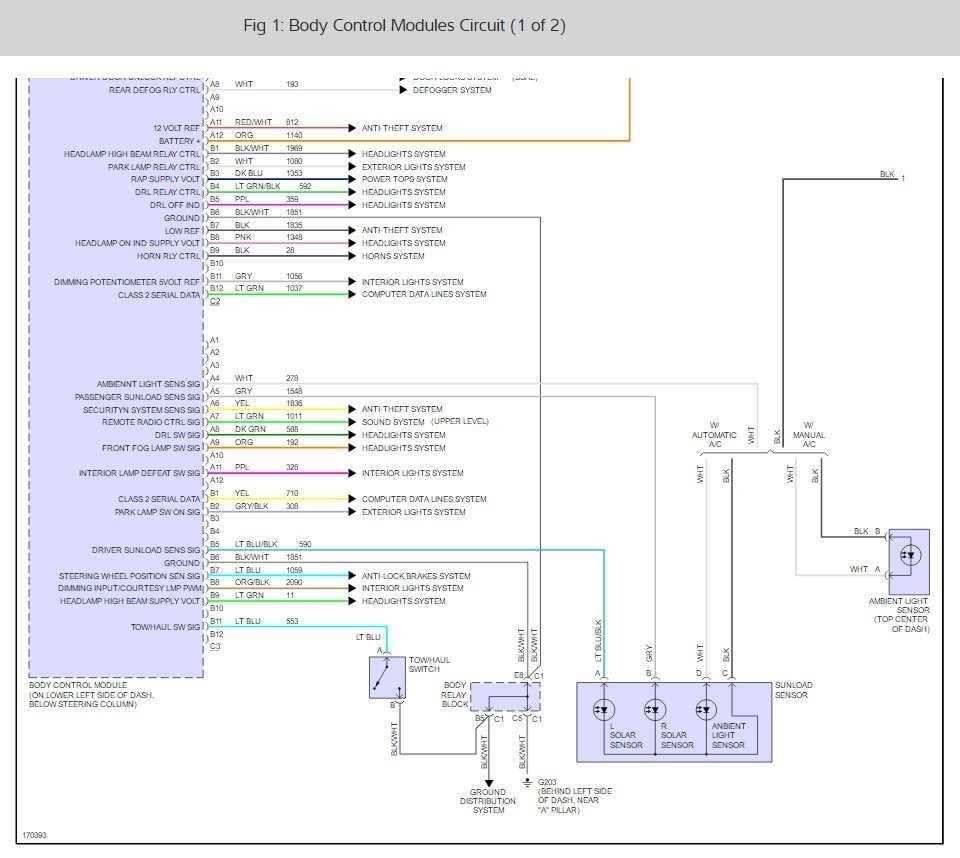 gm body control module wiring diagram