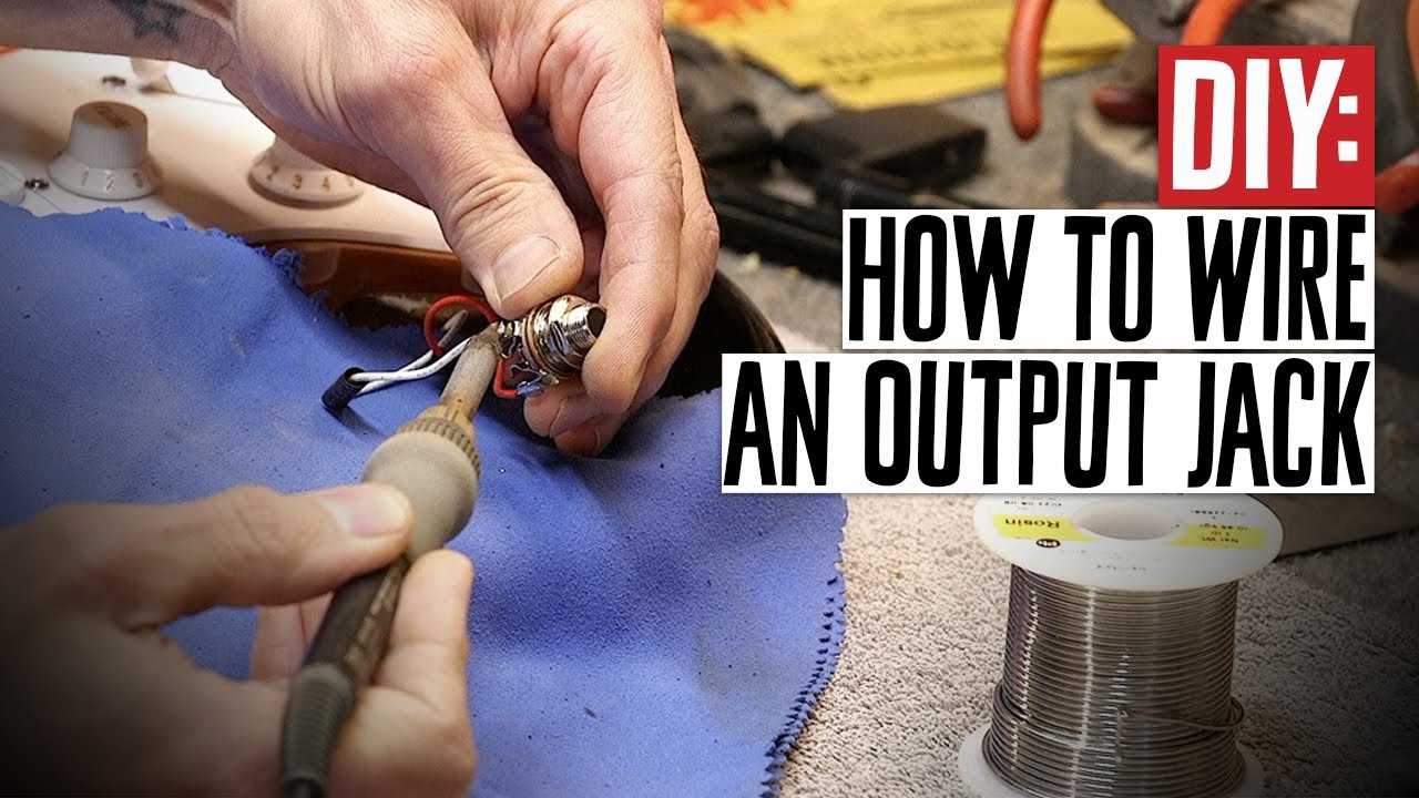 guitar input jack wiring diagram