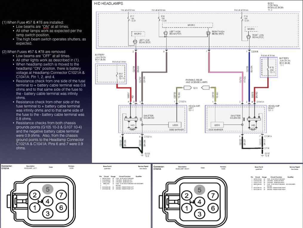 light switch ford headlight switch wiring diagram