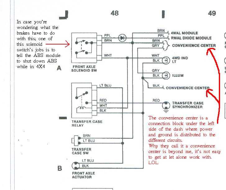 4wd actuator chevy 4x4 actuator wiring diagram