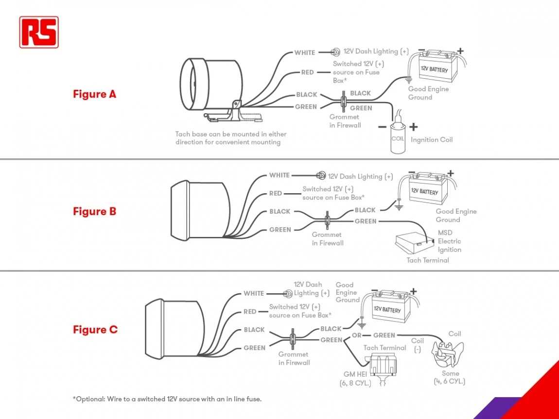 boat tachometer wiring diagram