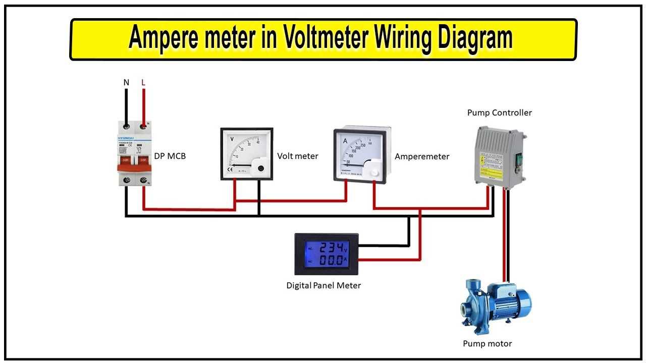 voltage meter wiring diagram