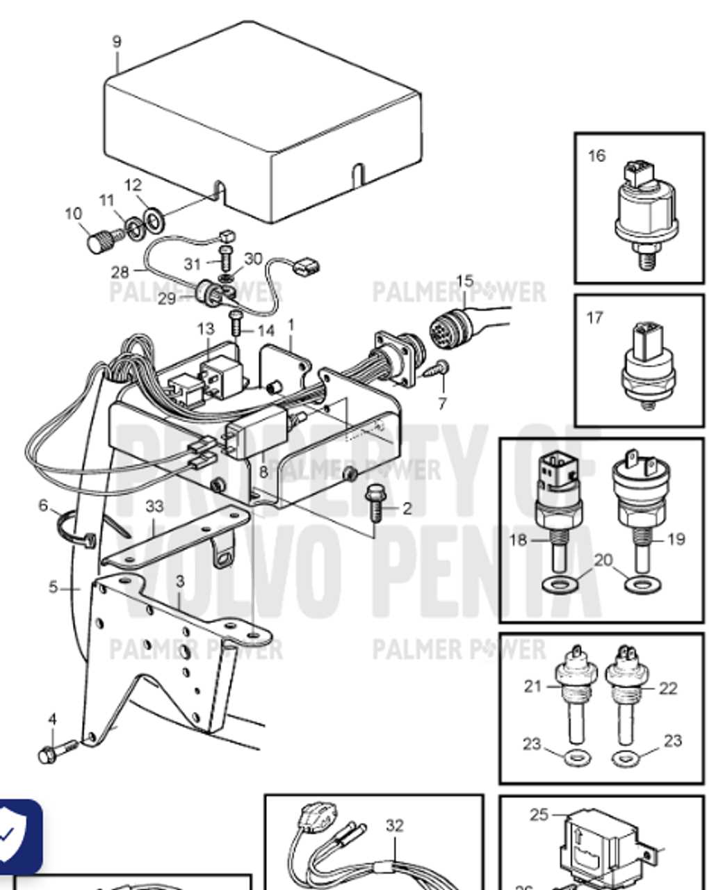 volvo penta marine engines wiring diagrams