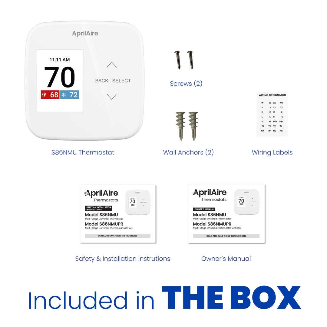 aprilaire thermostat wiring diagram