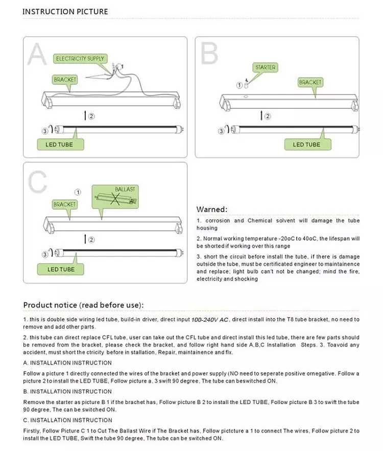 led shop light wiring diagram