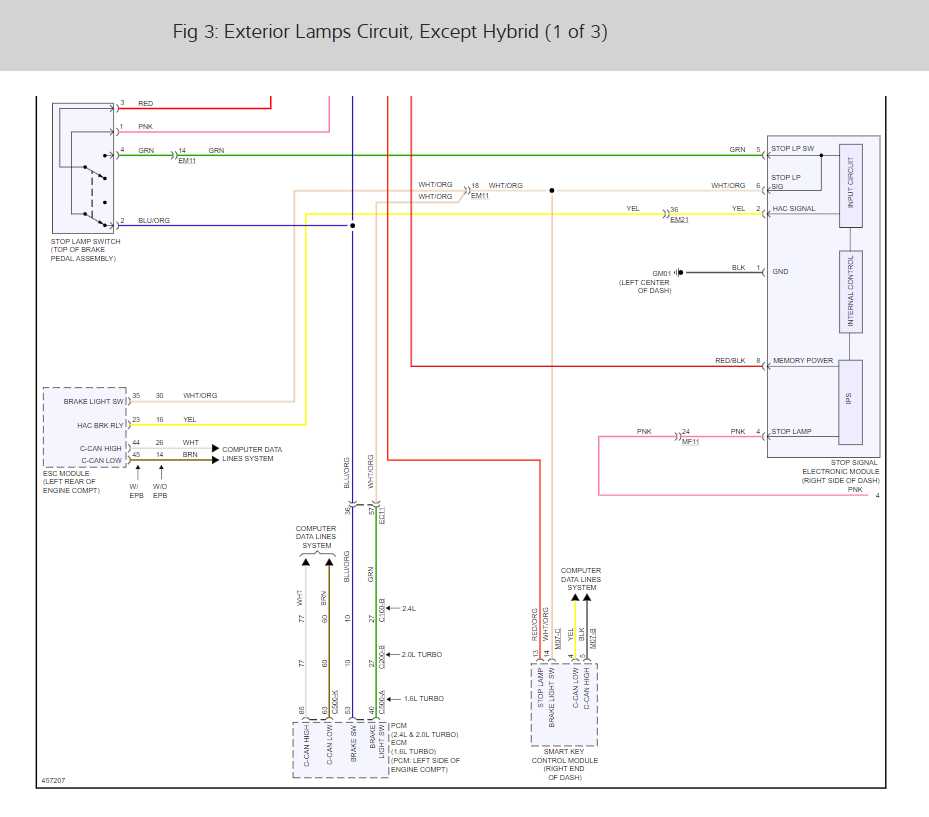 third brake light wiring diagram