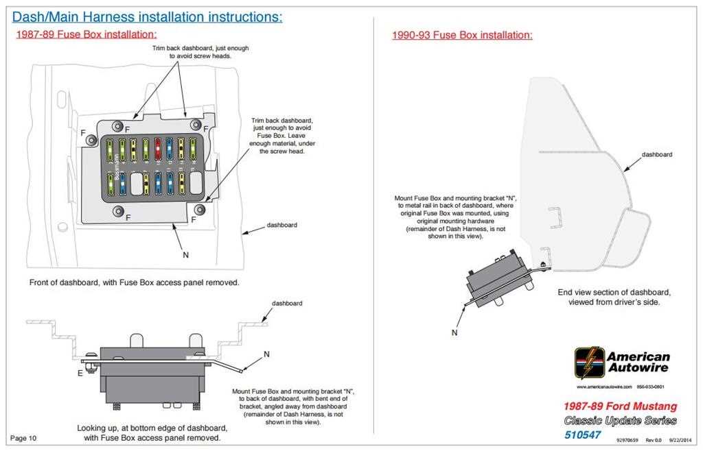 1990 mustang wiring diagram