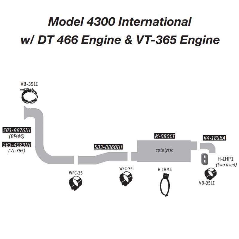 international 4300 dt466 wiring diagram