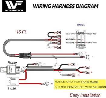 train horn wiring diagram with relay