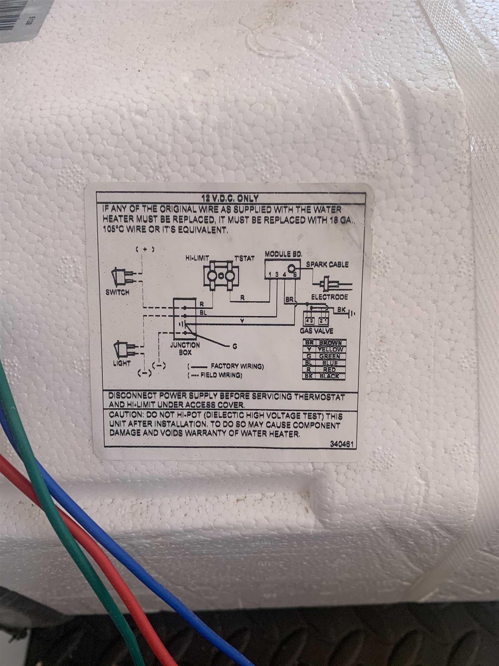 suburban water heater switch wiring diagram