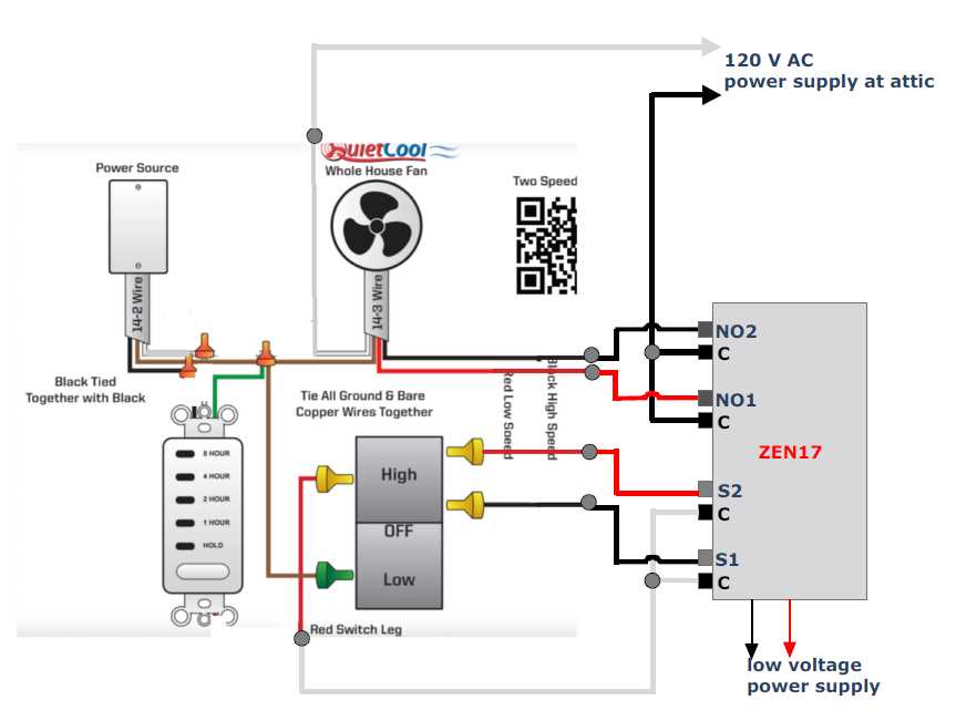 whole house fan wiring diagram