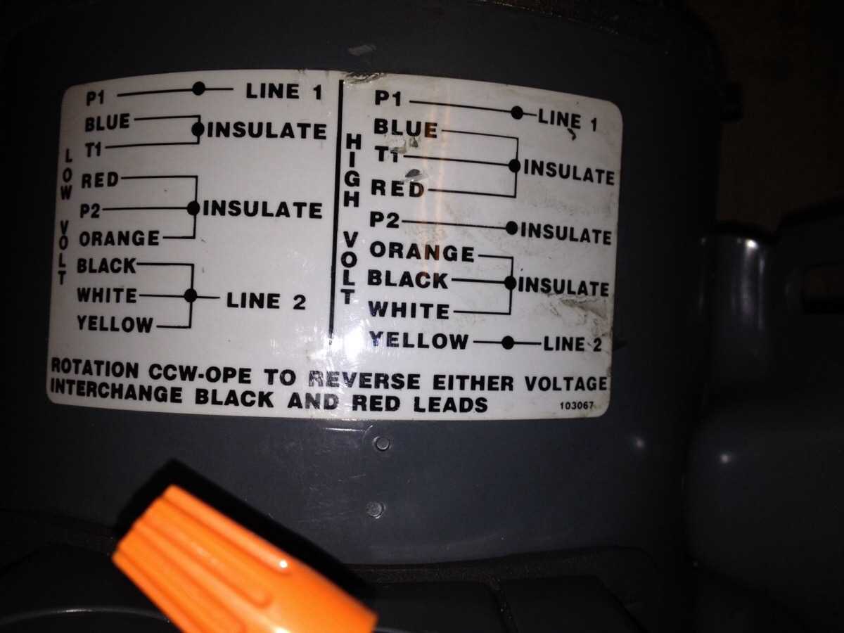 marathon single phase motor wiring diagram