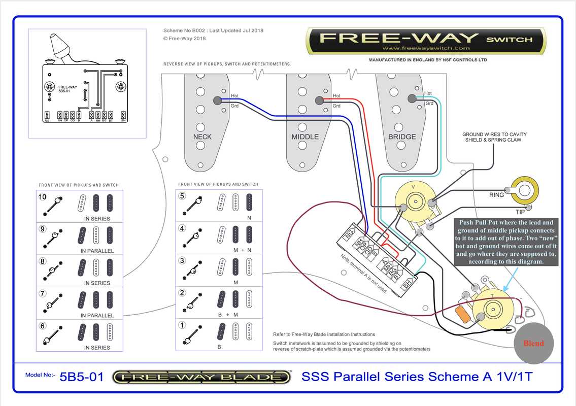 wiring diagram 5 way switch