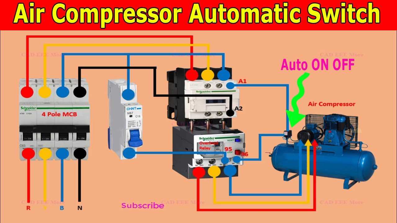 wiring diagram air compressor pressure switch