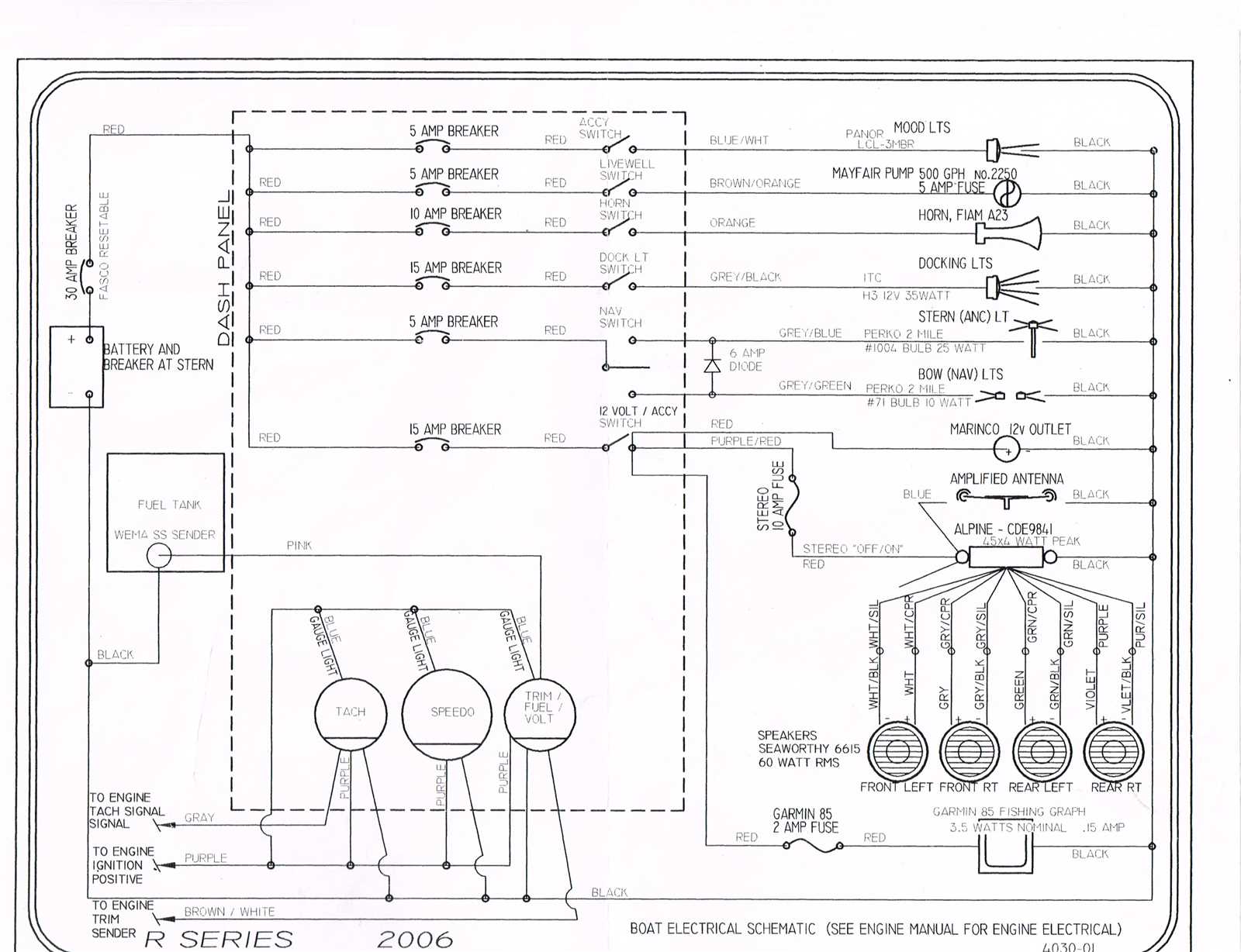 wiring diagram boat