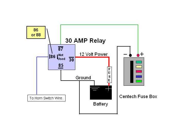 wiring diagram bosch relay