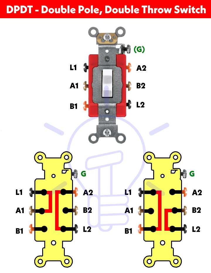 wiring diagram dpdt switch