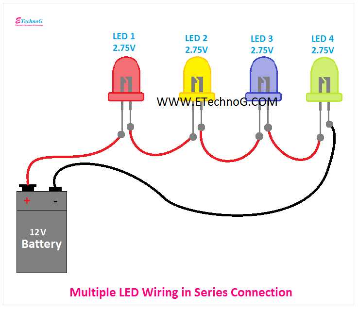 wiring diagram for 12v led lights