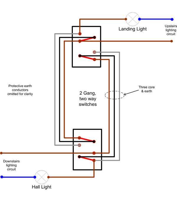 wiring diagram for 4 way light switch