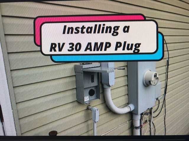 wiring diagram for a 30 amp rv plug