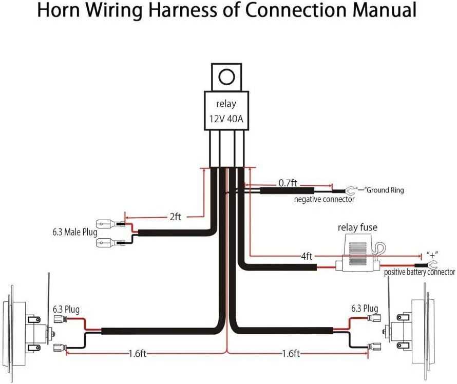 wiring diagram for car horn