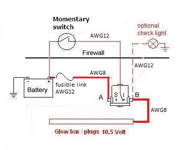 wiring diagram for glow plug relay 7.3