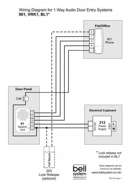 wiring diagram for intercom