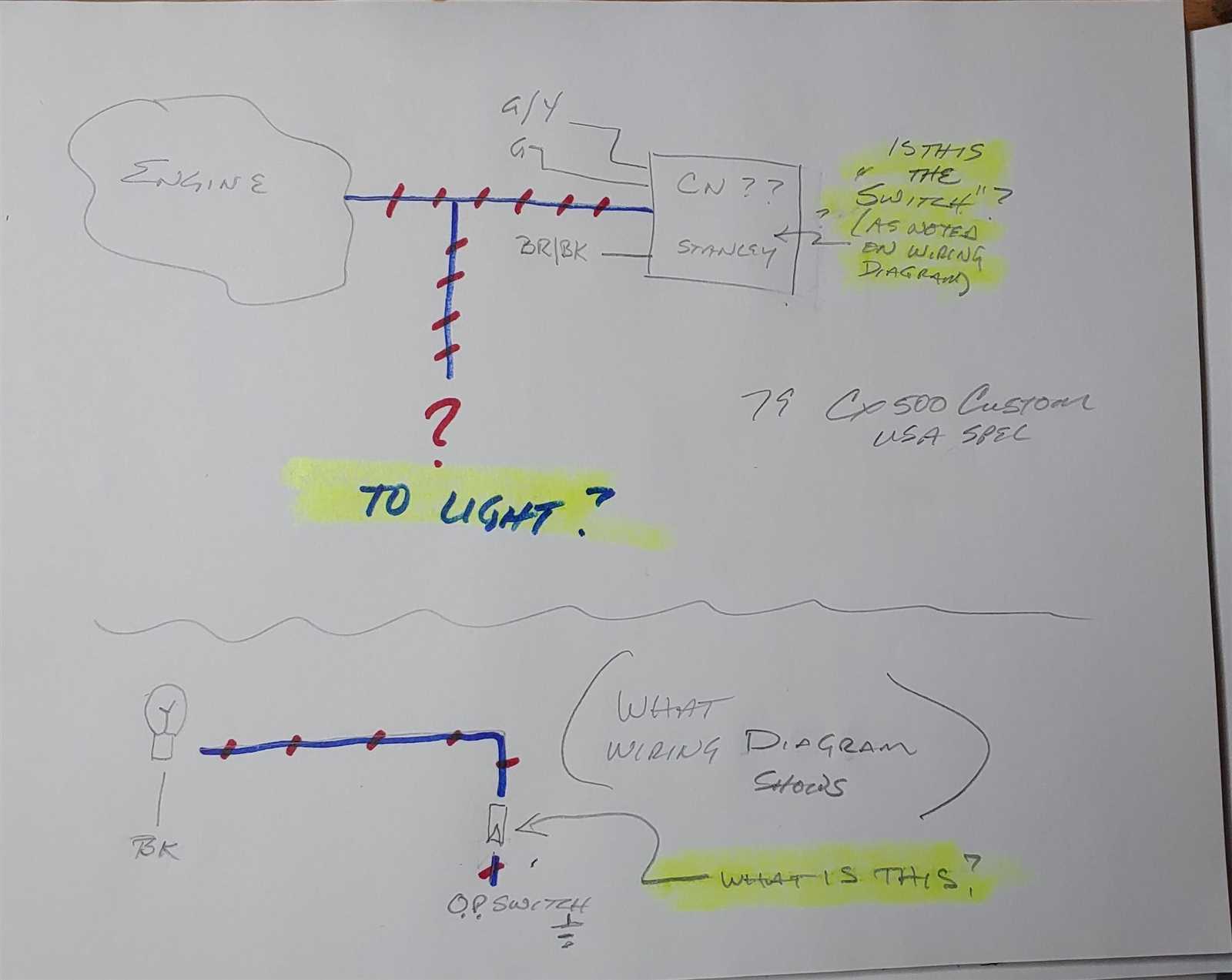 wiring diagram for oil pressure switch