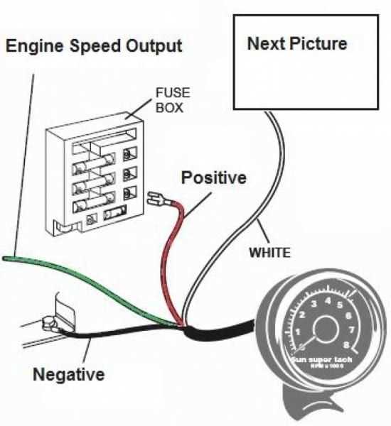 wiring diagram for sunpro tachometer