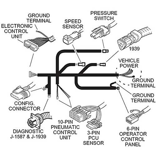 wiring diagram for western plow