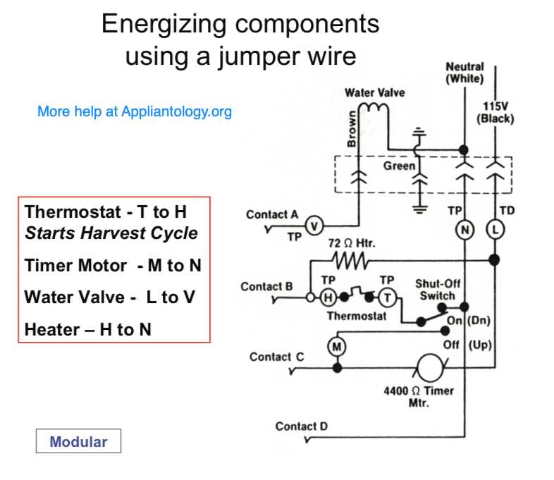 wiring diagram for whirlpool ice maker