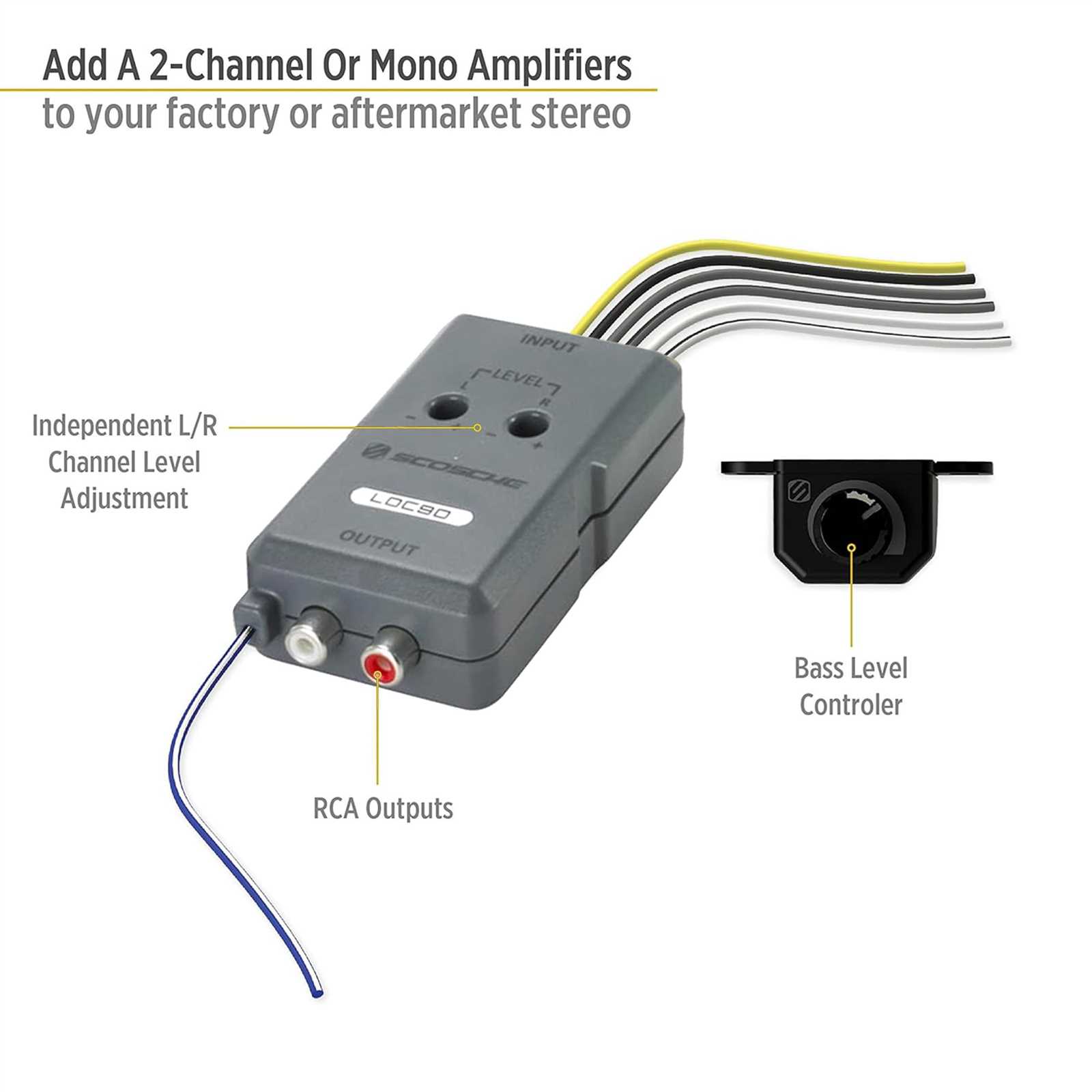 wiring diagram installing line output converter to rear speakers