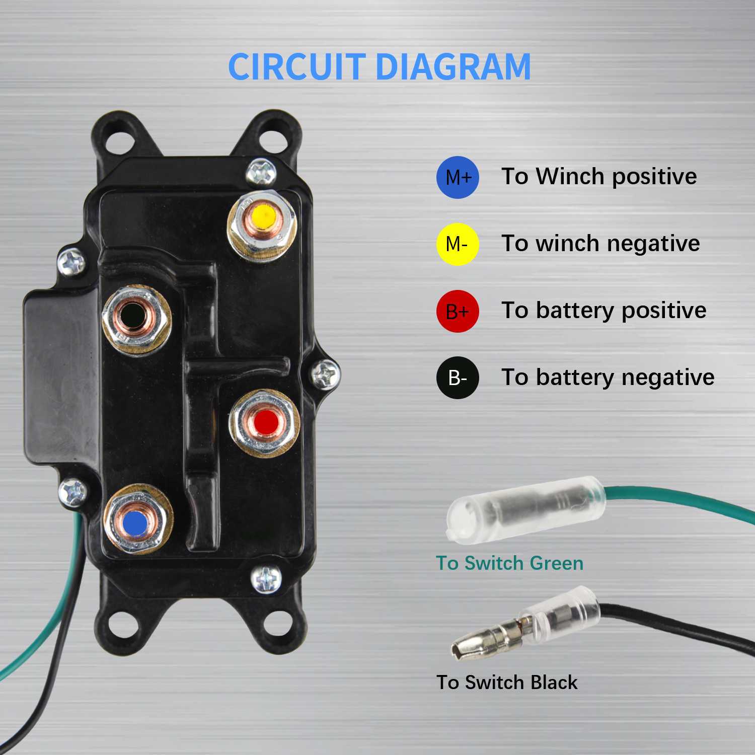 wiring diagram winch solenoid