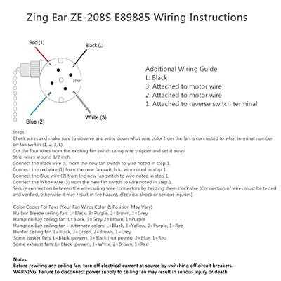 ceiling fan reverse switch wiring diagram