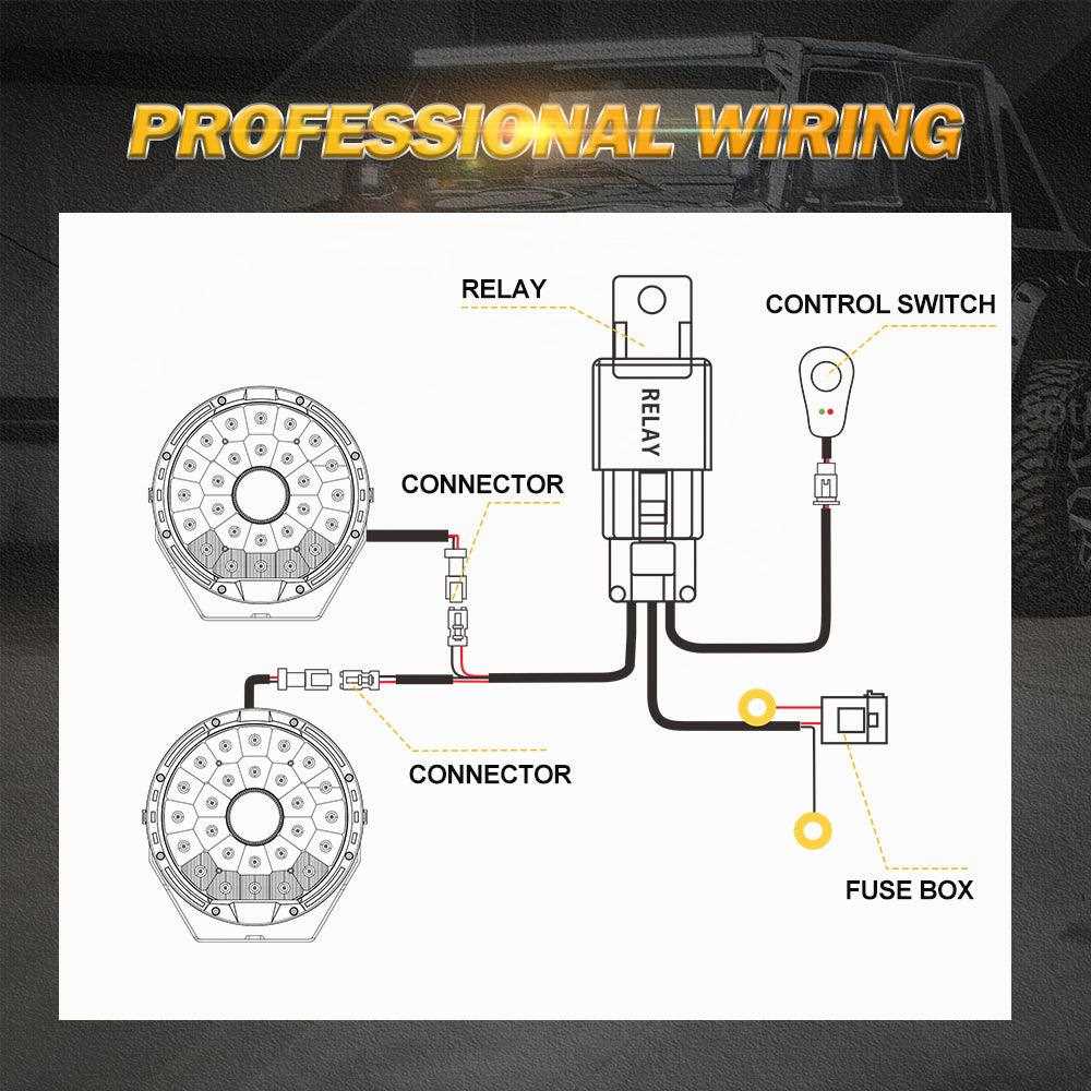 light bar wiring diagram with relay