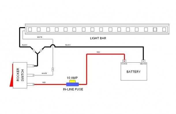 led light switch wiring diagram