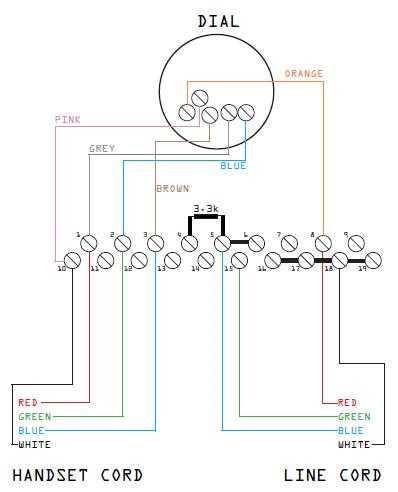 telephone plug wiring diagram